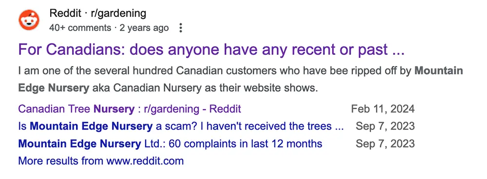 Canadian Tree Nursery Reddit